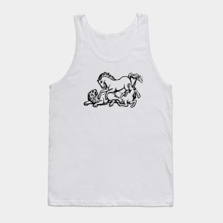 Horse Unicorn Lion Tank Top